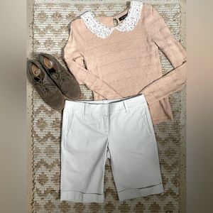 Ann Taylor Boardwalk Short Khaki NWT